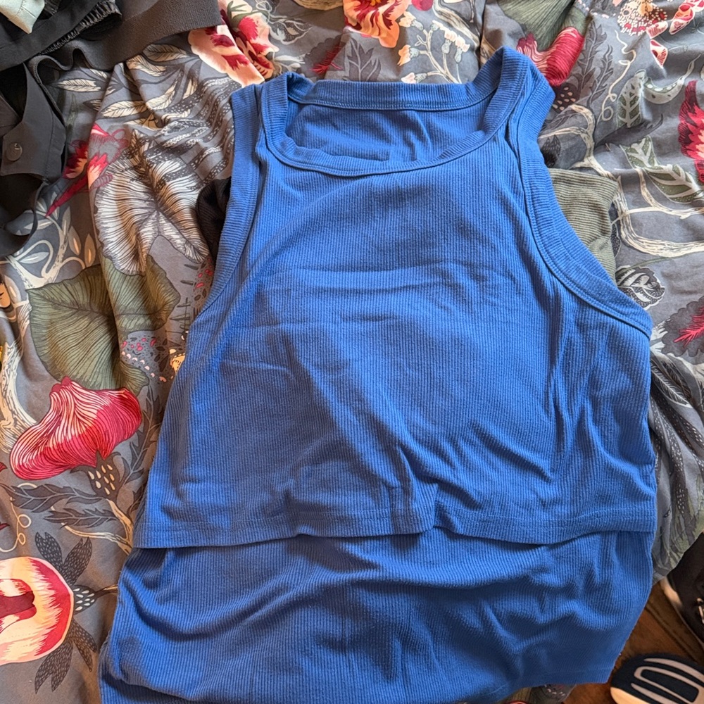 COPY Lot of (3) ribbed cotton nursing / pumping tank tops from Latched Mama - Picture 3 of 7